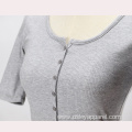 women's mid sleeve cardigan